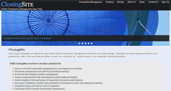 Desktop Screenshot of closingsite.net